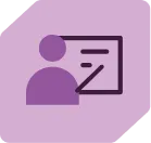 Ícone de Professor explicando